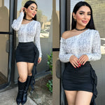 Deborah Grey Snake Bodysuit