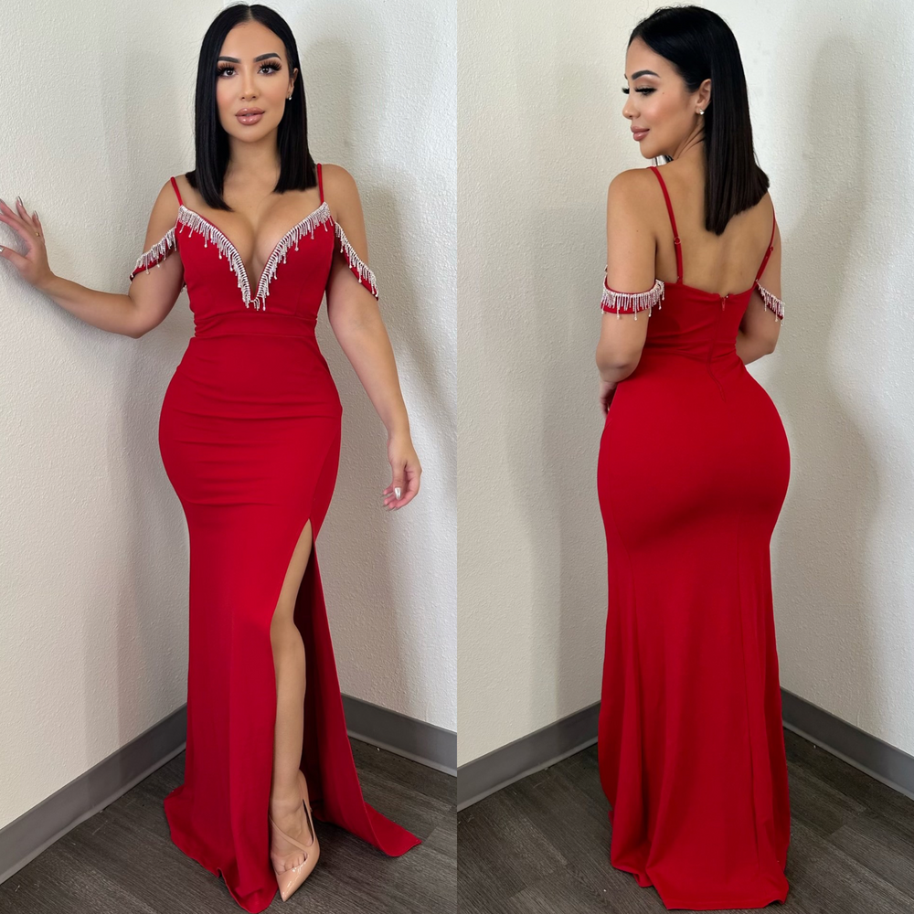 Aispuro Red Gown