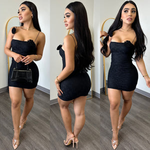 
            
                Load image into Gallery viewer, Lexy Black Mini Dress
            
        