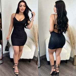Party Favor Studded Mini Dress