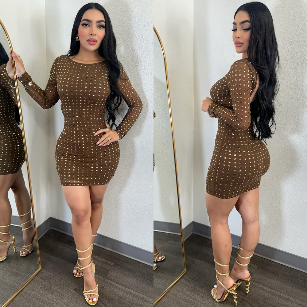 Fia Studded Mini Dress