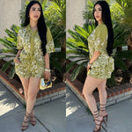 Samira Green Crochet 2PC Set