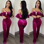 Jairi Velvet Jumpsuit