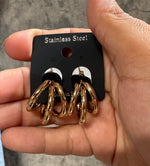 Satinless steel Earings