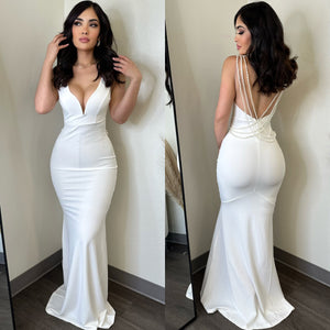 Valentina White Gown