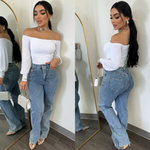 Divina Rhinestones Denim Jeans