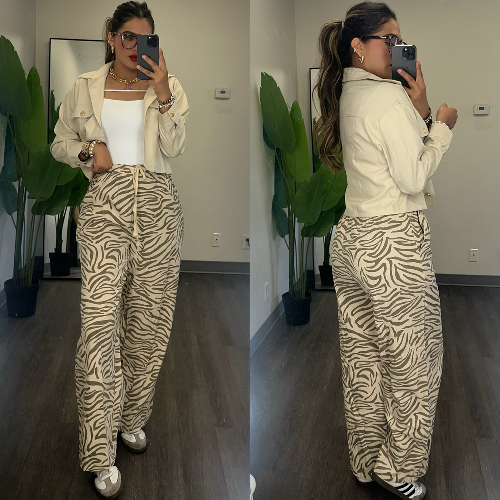 Zebra Pants