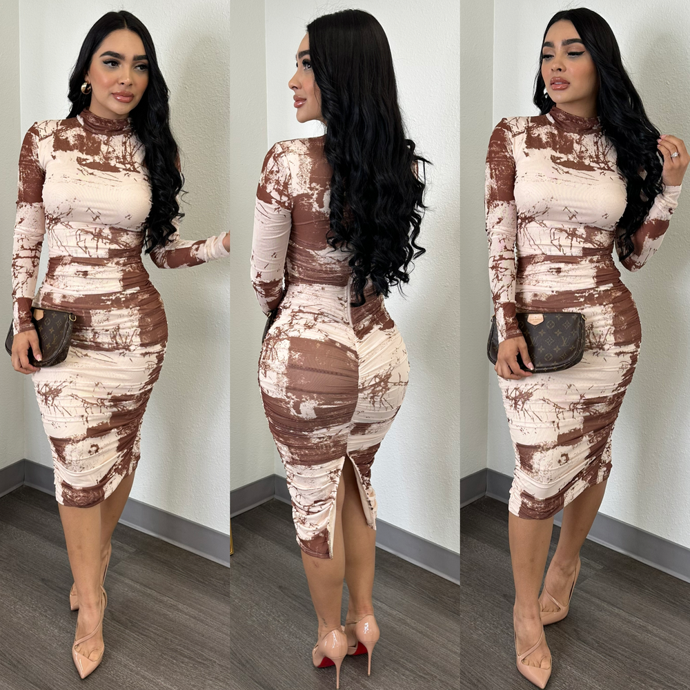 Valentina Mesh Midi Dress