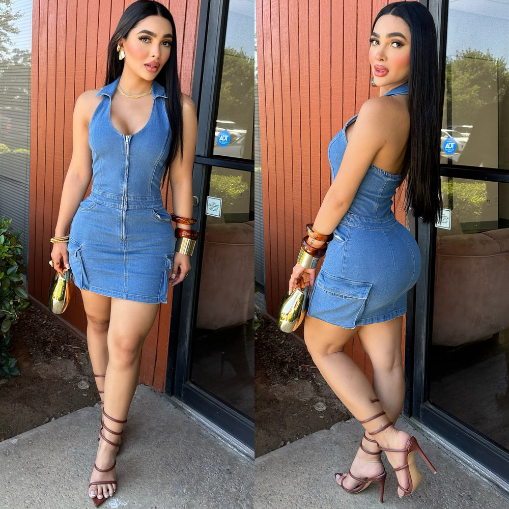 Reyna Denim Dress