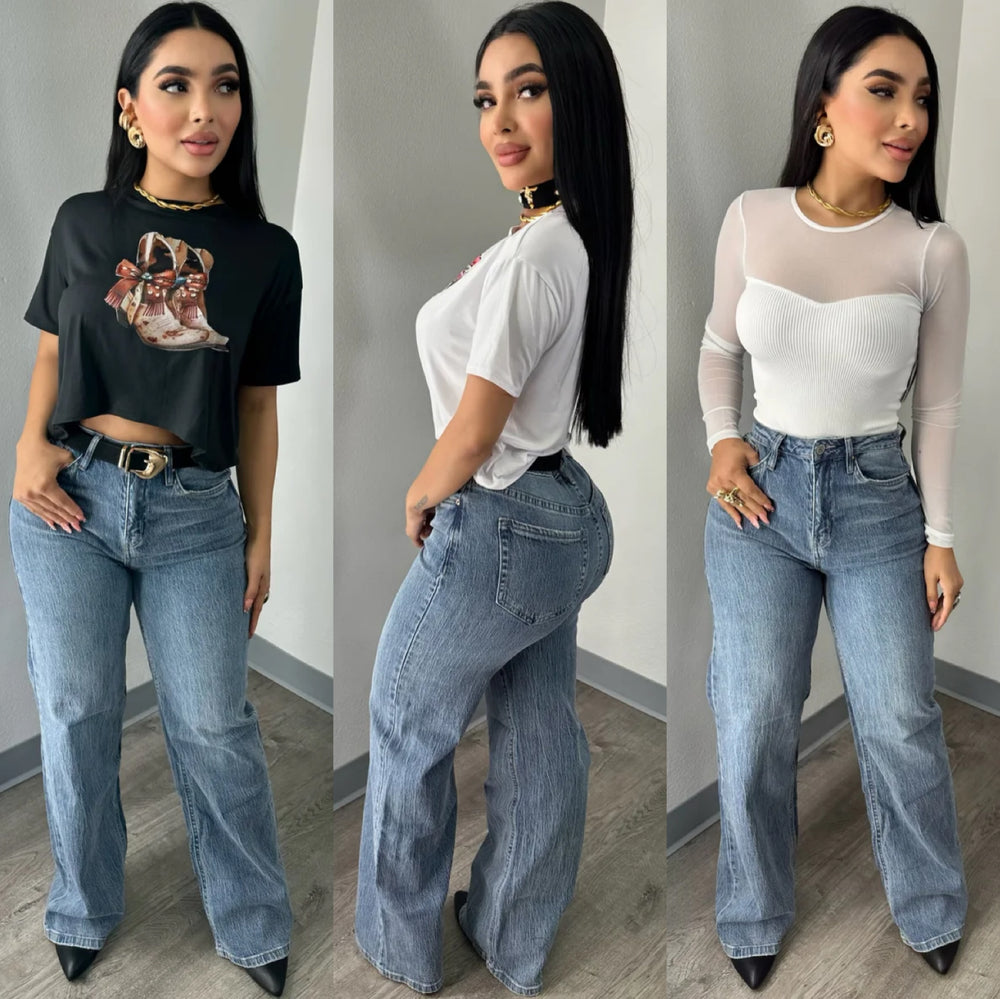 Carlo High Waist Jeans
