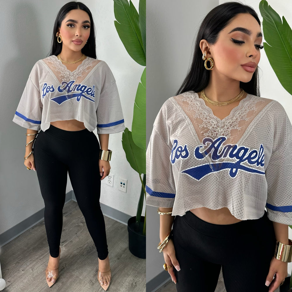 Los Angeles Lace Crop Top