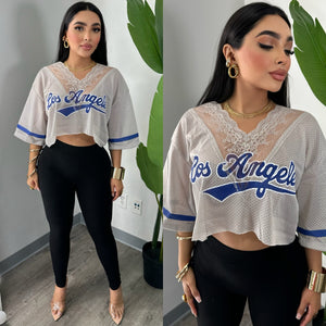 Los Angeles Lace Crop Top