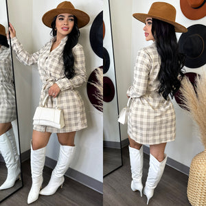 Zendaya Plaid Dress