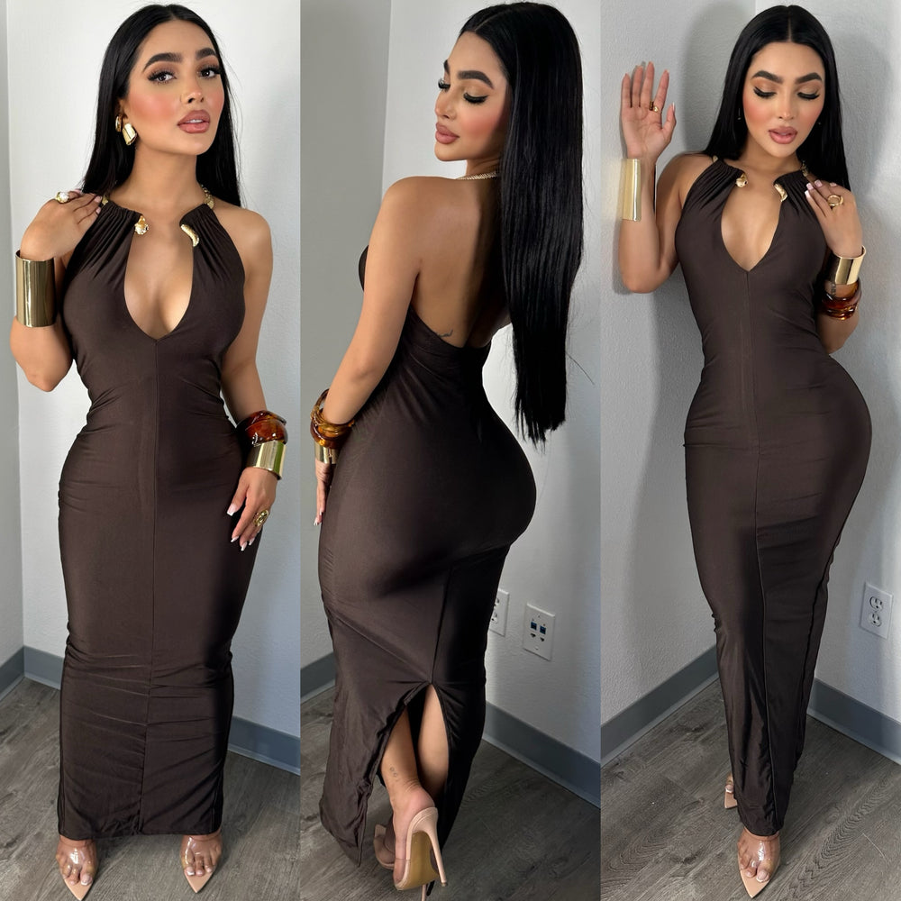 Snake Midi Dress