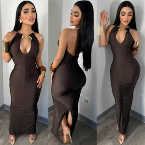 Snake Midi Dress
