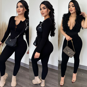 Snatched (Black) High Waist Leggings