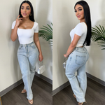Divina Rhinestones Denim Jeans