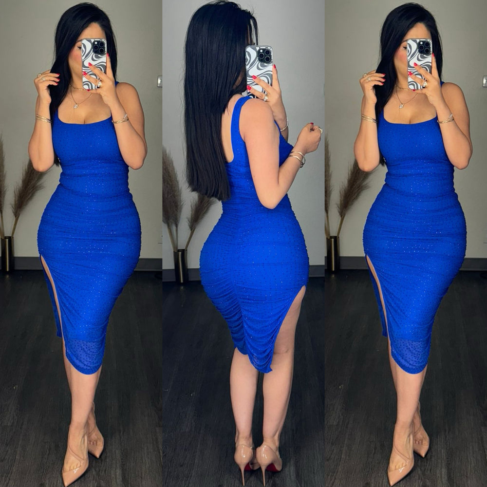 Jane Royal Studded Dress