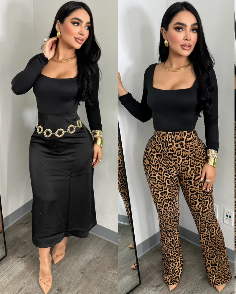 Lorrein Black Bodysuit