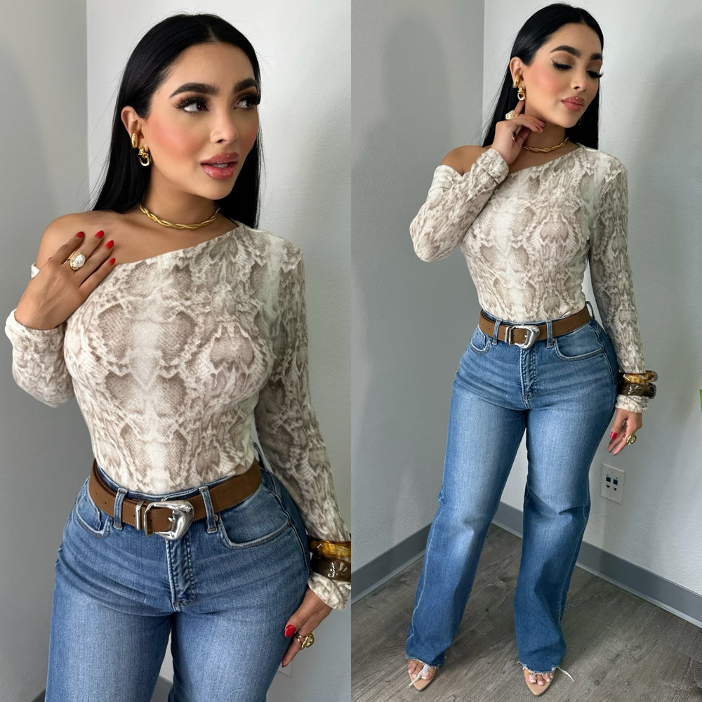 Deborah Snake Bodysuit