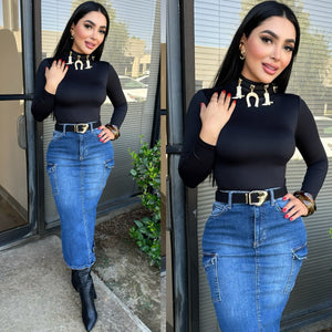 Sadira High Neck Top