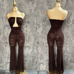 Ivana Mesh Jumpsuit