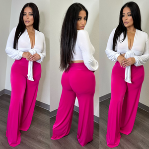 Zarina Pink/White 2PC Set