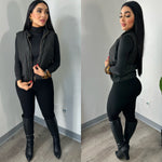Faux Fur Black Vest