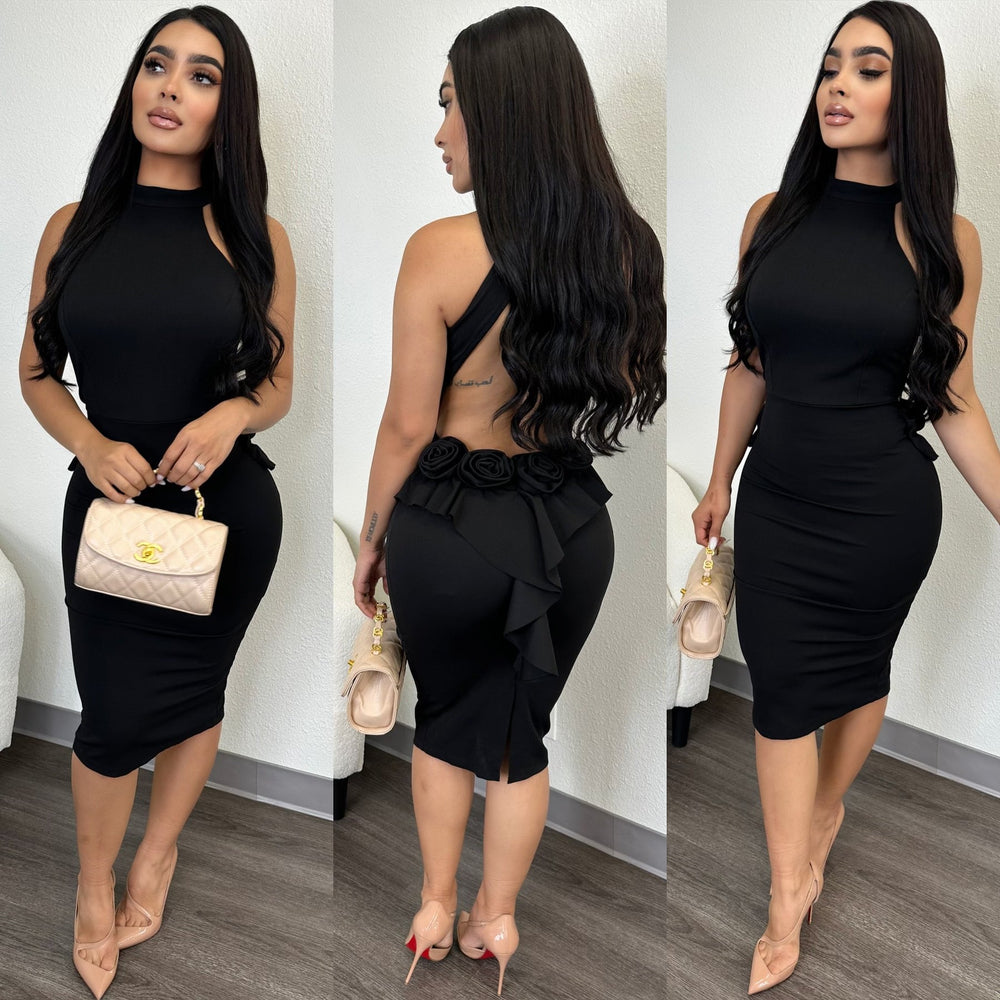 Tiara  Black Couture Dress