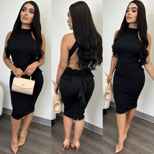 Tiara  Black Couture Dress