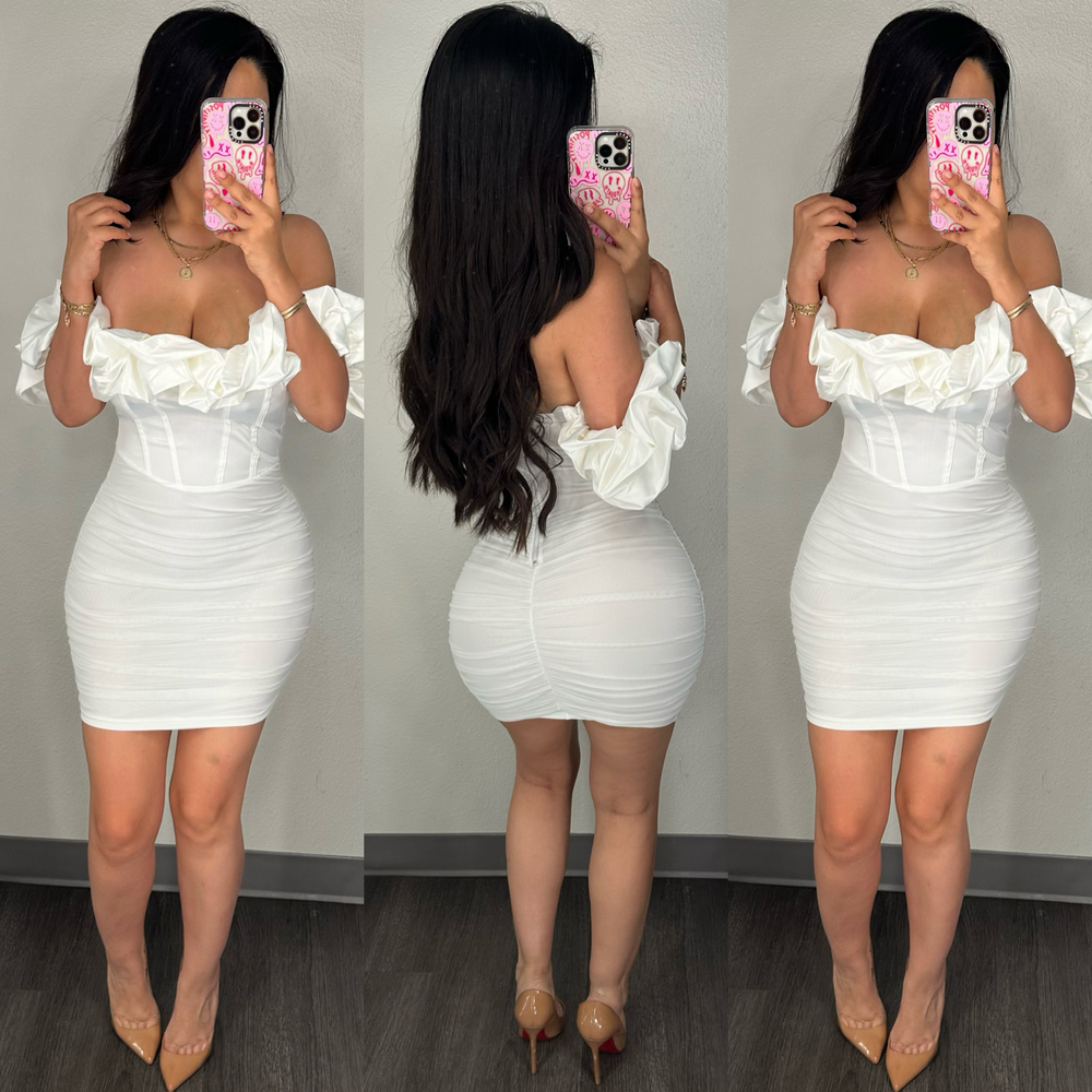 Rompe Corazones White Mini Dress