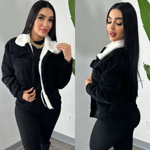 Monique Sherpa Lined Corduroy Jacket