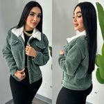 Monique Sherpa Lined Corduroy Jacket