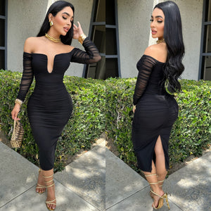 Kavaly Mesh  Dress