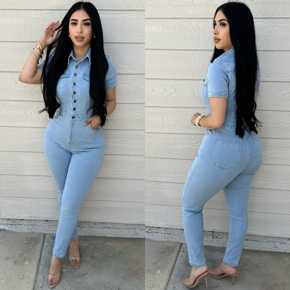 Erika Denim Jumpsuit