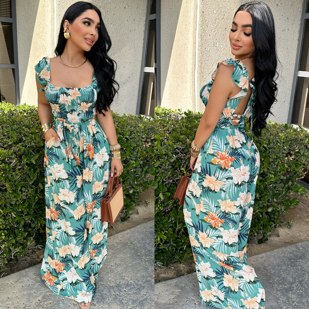 Nina Floral Jumpsuit