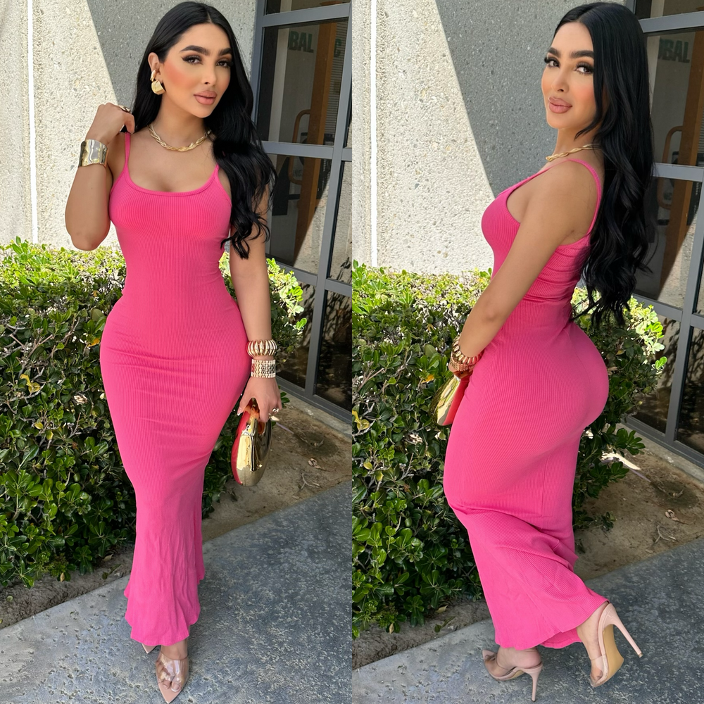 Snatched Pink Dress