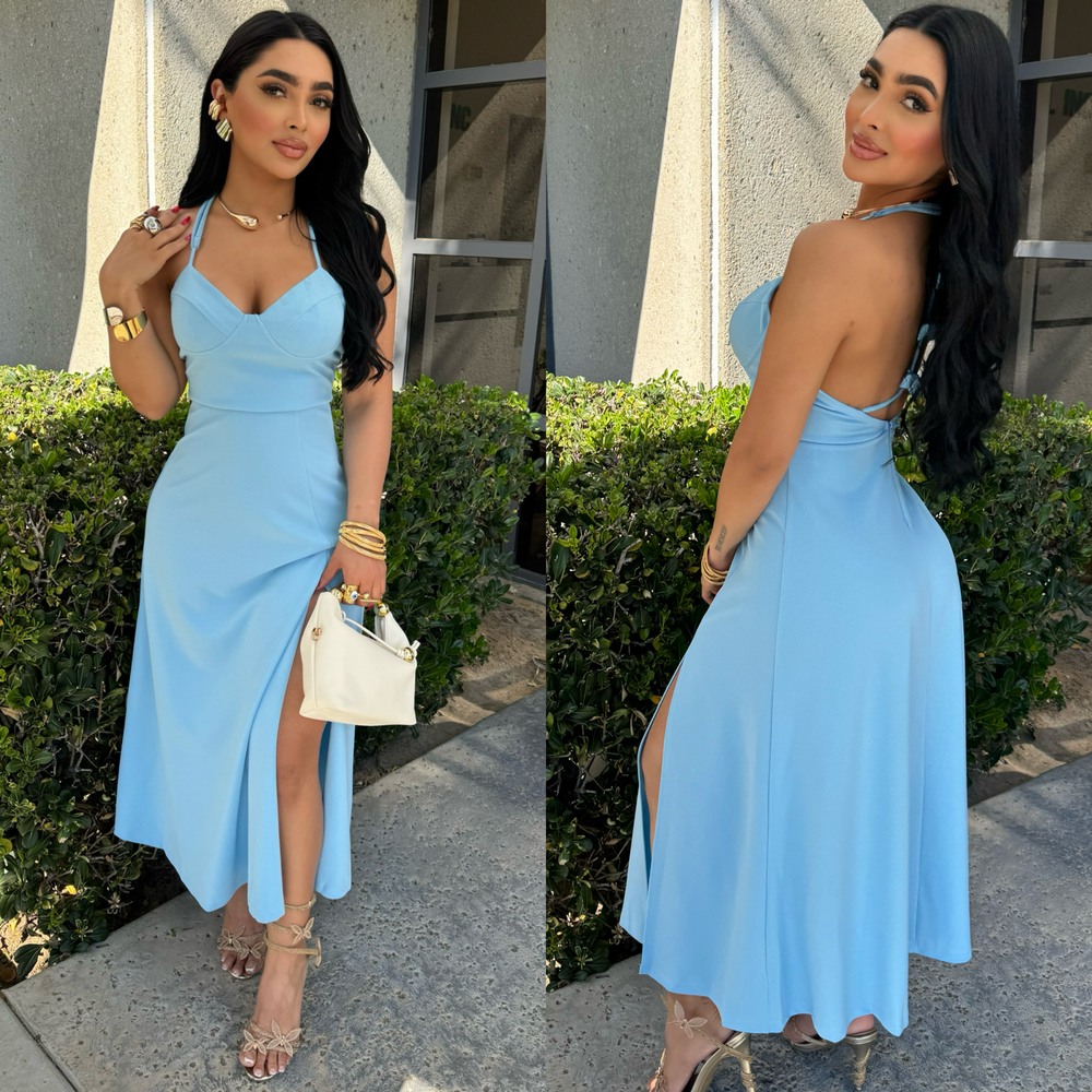 Linda blue  Dress