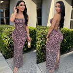 Itzel Leopard Dress