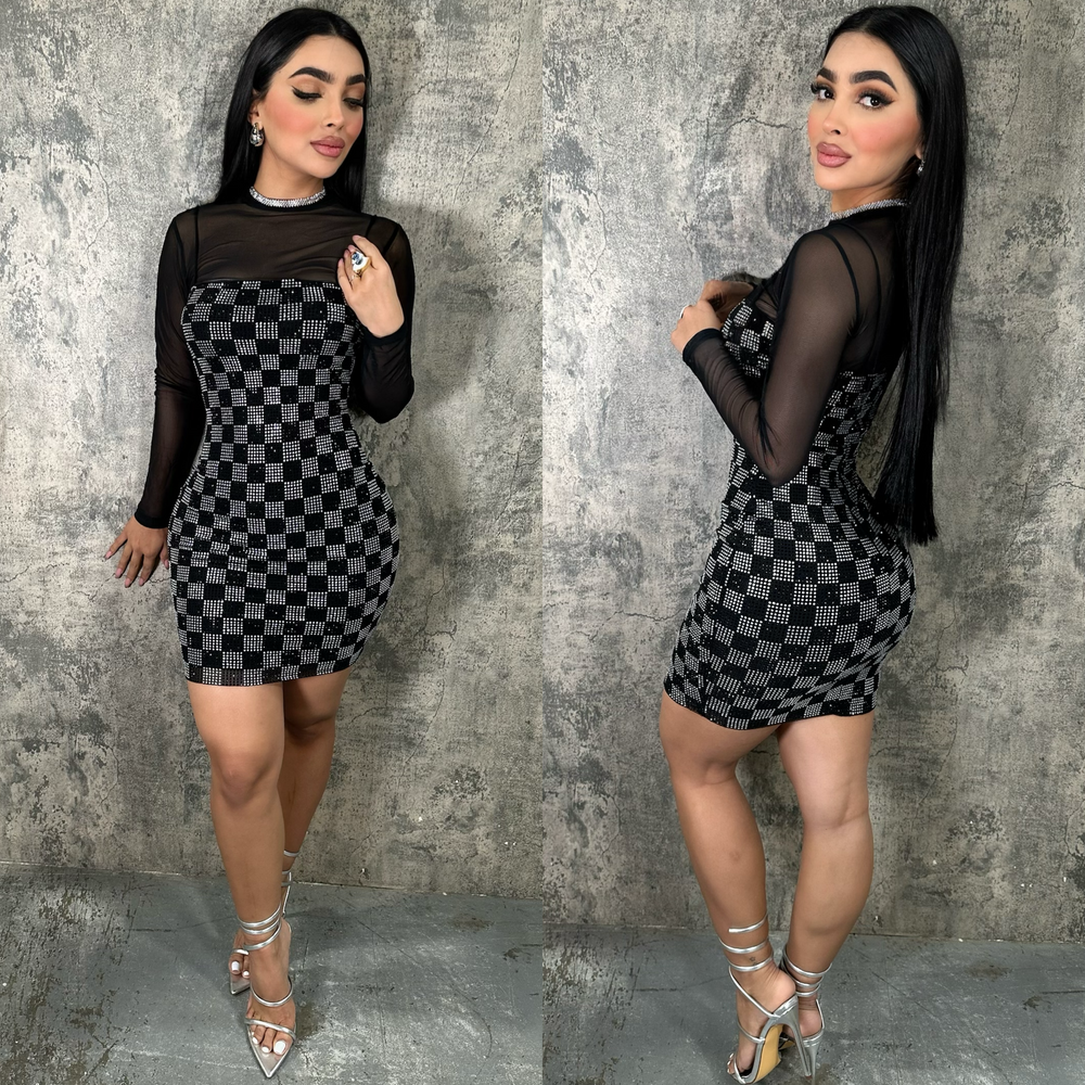 Bling Bling  Mini  Dress