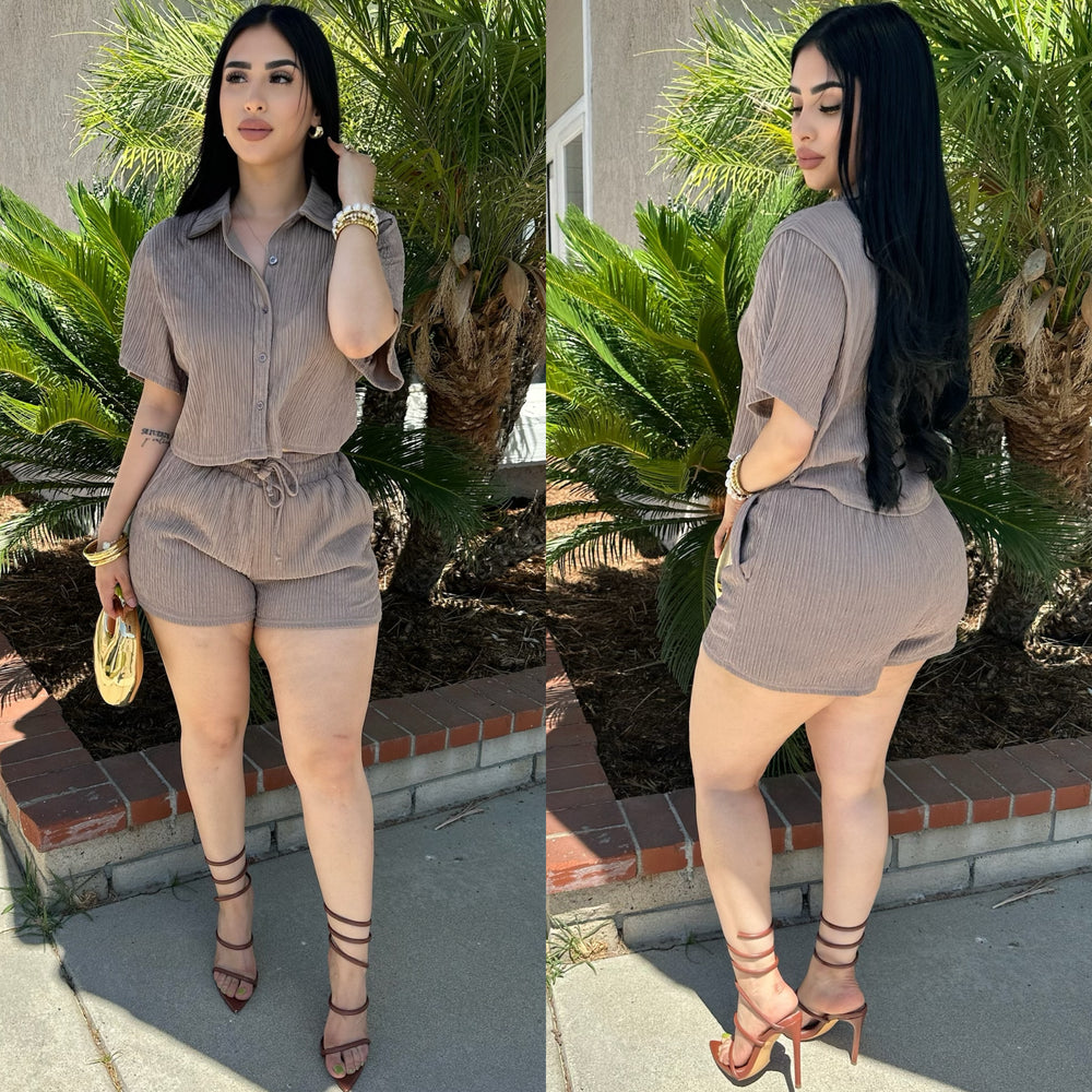 Berenice Taupe 2PC Set