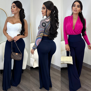 Renata Navy Palazzo Pants