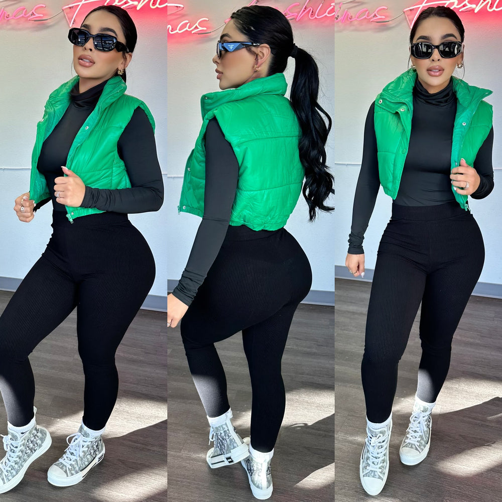 Vilma Green Vest