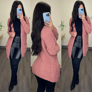 
            
                Load image into Gallery viewer, Levy (Mauve) Cardigan
            
        