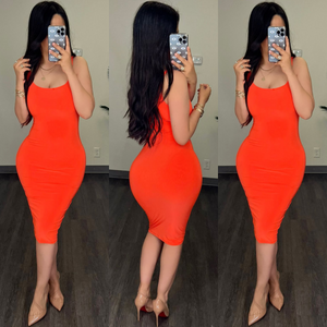 Hourglass (Neon) Midi Dress