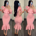 Victoria Royal Midi Dress