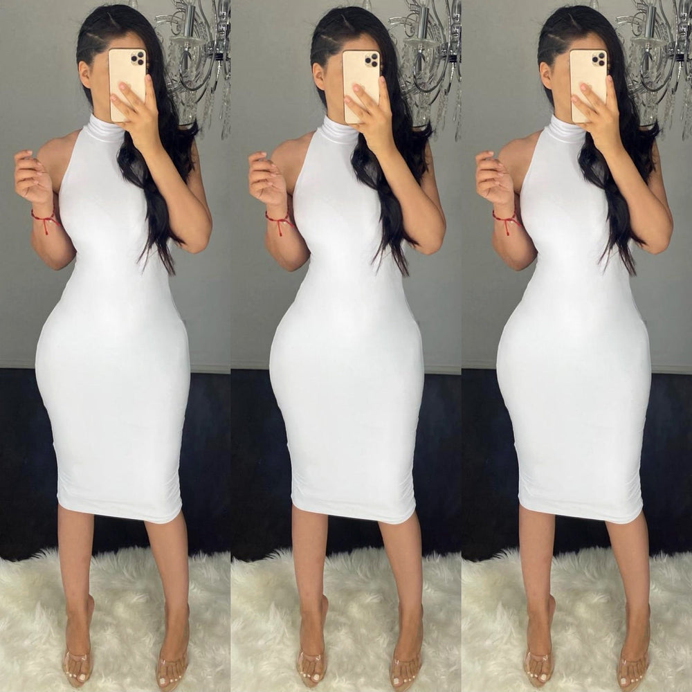 Marian (White) Midi Dress