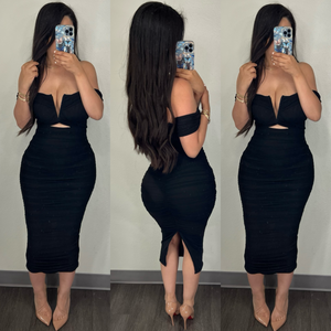 The Midi Mesh  Dress