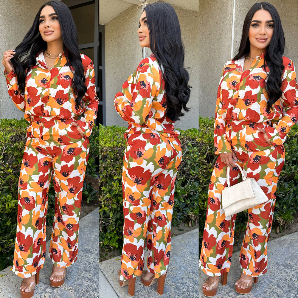 
            
                Load image into Gallery viewer, Danielle Floral 2PC Set
            
        