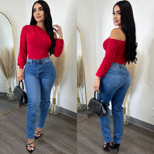 Iara (Red) Bodysuit
